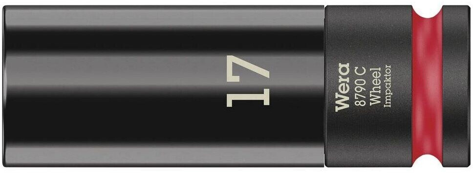 Bild von Wera 8790 C - Steckschlüsselbuchse - Schwarz - 1 Kopf/Köpfe - 1/2  - Metrisch - 17 mm (05004590001)