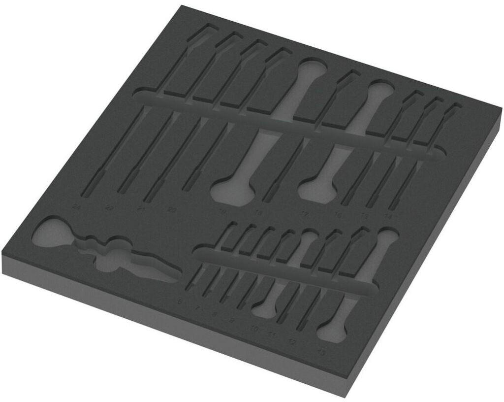 Bild von Wera 05137331001 Joker Schaumstoffeinlage 1 Stück (L x B x H) 344 x 392 x 30mm