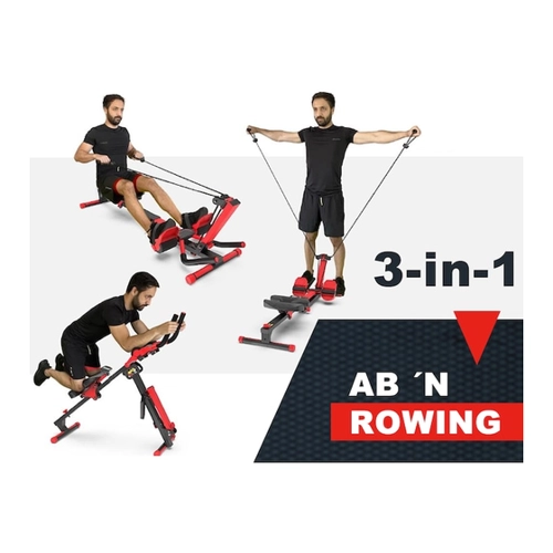 Bild von Body Coach Multi-Fitnessgerät 3-in-1 Rudergerät Tube und AB Bauchmuskel-Trainer