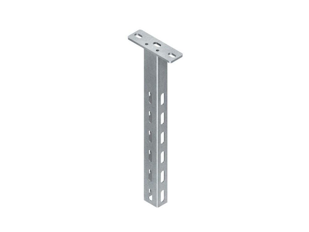 Bild von Niedax, Kabelschutz + Kabelführung, Hängestiel, U-Profil HU 4530/500 FL (Kabeldurchlass, 56 mm)