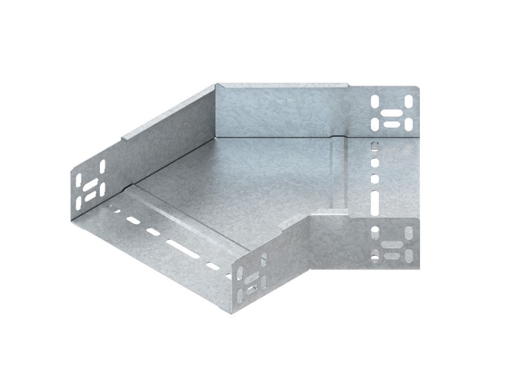 Bild von Niedax, Leitungsführung, NIE RBA60.200 Bogen 45Â° 60x202mm mit ungel.en Seitenholmen bandverz. (6 cm)