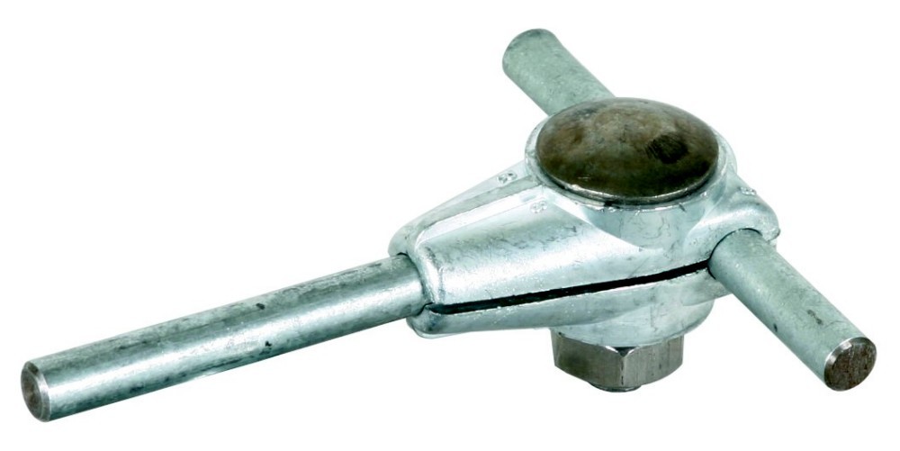 Bild von Dehn + Söhne Söhne EST-Verbinder 310 008 ZG f. Rd 8mm Verbinder für Blitzschutz 4013364024328 (UTP, CAT6, 0.31 m), Netzwerkkabel