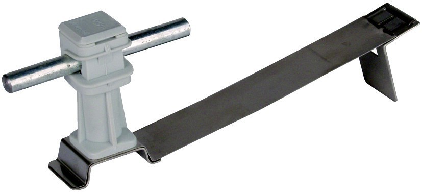 Bild von Dehn Dachleitungshalter FLEXIsnap NIRO/K-grau 204937, SAT Zubehör, Grau
