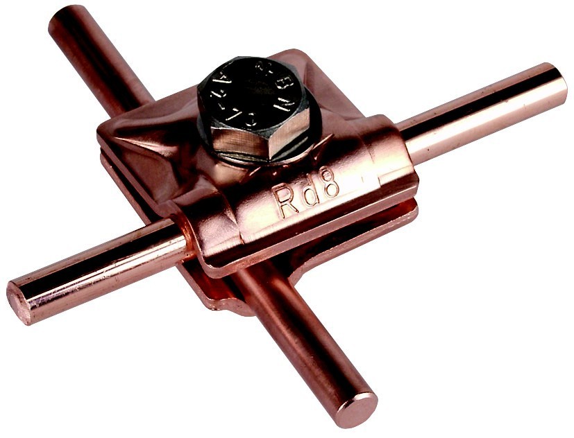 Bild von Dehn MV-Klemme Cu f. Rd 8mm m. 390557, SAT Zubehör