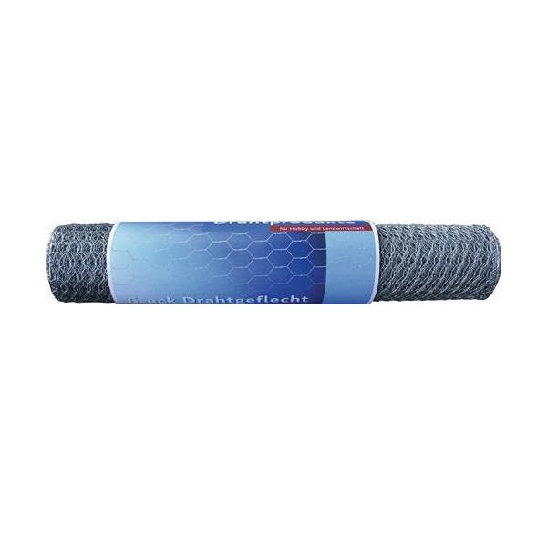 Bild von Maschendrahtgeflecht L.10 m,H.0,5m 6-eck Geflecht,verz.Maschw.25mm Noname