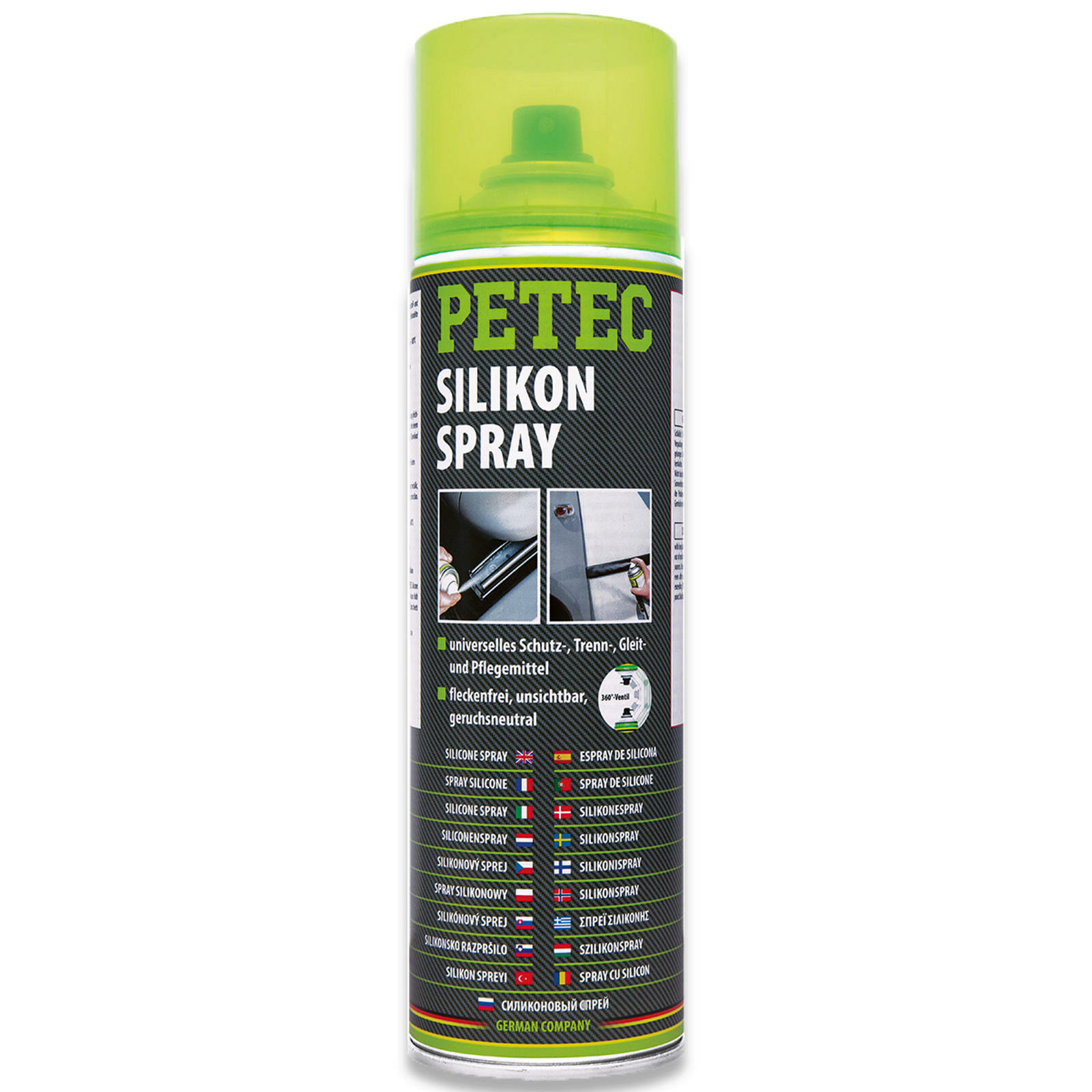 Bild von PETEC 70850 Silikonschmierstoff transparent silikonhaltig Spraydose 500