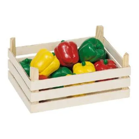 Bild von Goki 51675 Paprika in Gemüsekiste Spielzeug, gemischt, S