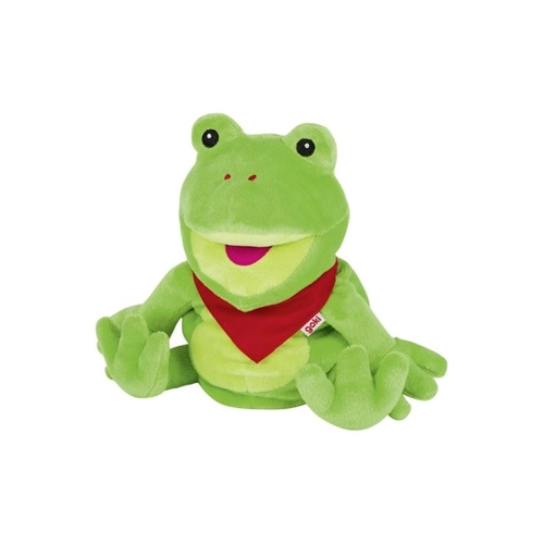 Bild von Goki 51785 - Handpuppe Frosch Frilo