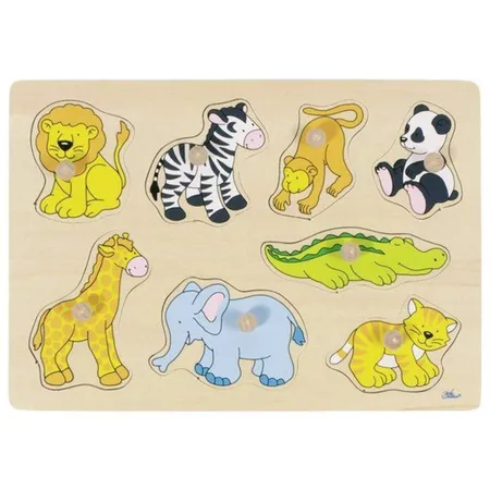 Bild von Gollnest & Kiesel Puzzle Steckpuzzle Zootiere, Puzzleteile
