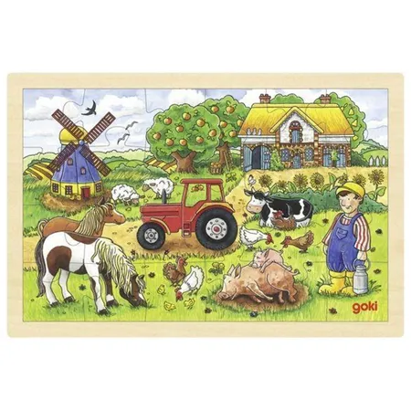 Bild von Gollnest & Kiesel Puzzle Einlegepuzzle Müllers Farm, Puzzleteile