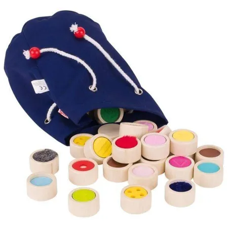 Bild von Gollnest & Kiesel Spiel Goki 59004 - Fühlmemo Oberflächen im Baumwollbeutel