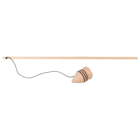Bild von Kinder-Kreiselspiel mit Peitsche, der Klassiker mit Holzkreisel 7,5 cm
