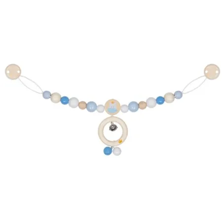 Bild von Gollnest & Kiesel Kinderwagenkette Goki Wagenkette Kinderwagenkette Nilpferd Kinderwagen 65265 Neu (1-tlg), mit Glöckchen
