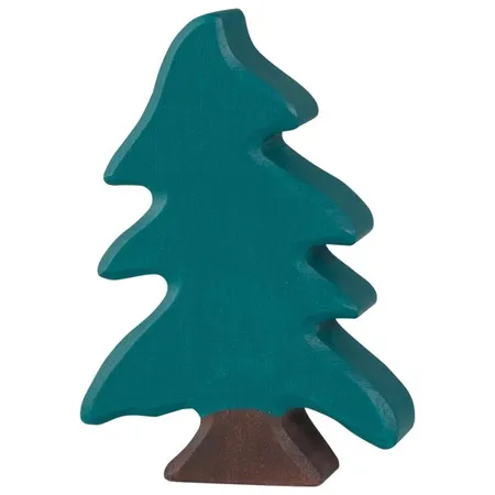 Bild von Holztiger Tierfigur HOLZTIGER Nadelbaum aus Holz - klein
