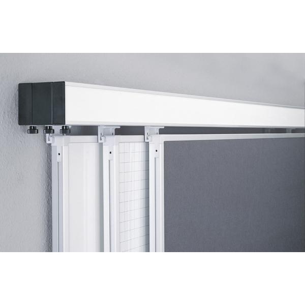 Bild von Magnetoplan, Zubehör Präsentieren, 3-Kanal Wandschiene Senior