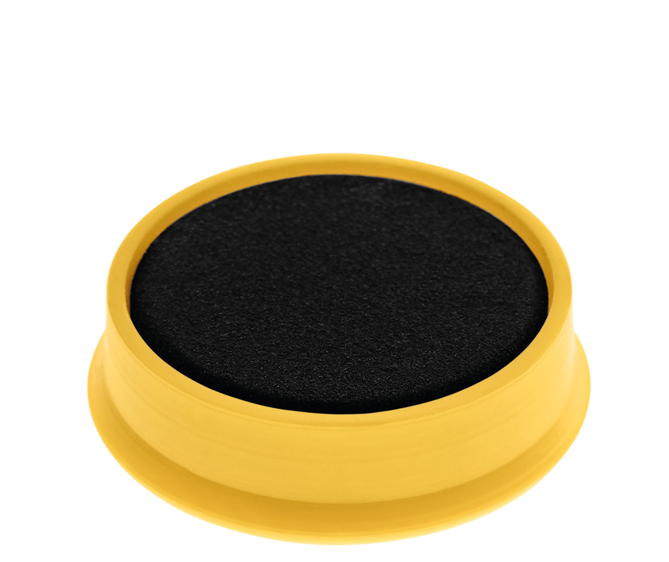 Bild von magnetoplan Magnete Discofix Hobby, 10 Stück, Magnete mit Kunststoff-Kappe in 5 kräftigen Farben, rund, mit speziallbeschichteter Magnetfläche