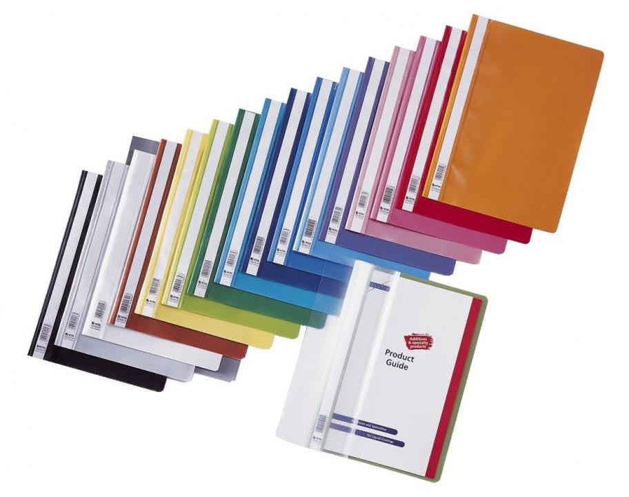 Bild von Schnellhefter A4 Plastik verschiedene Farben Q-CONNECT