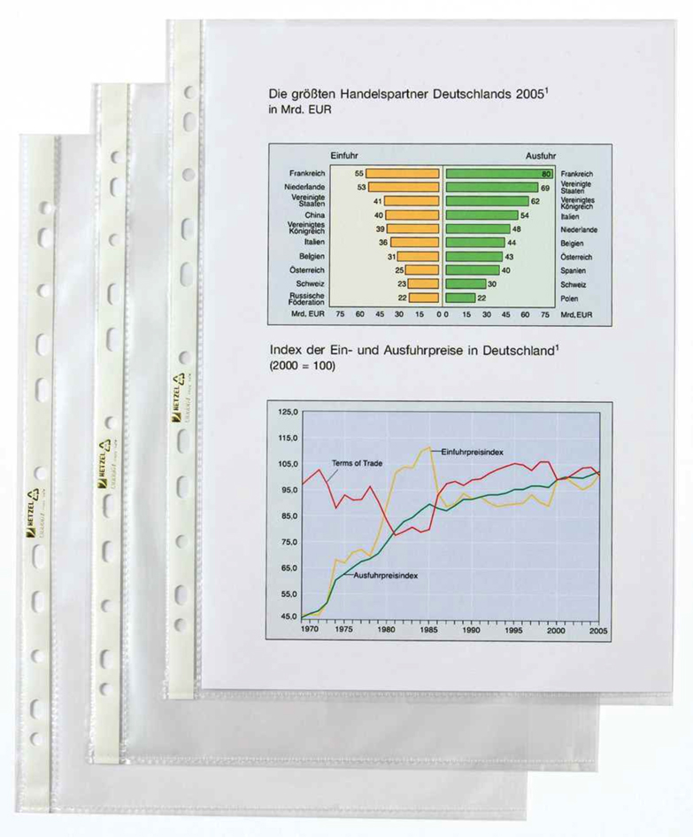 Bild von Neutral, Mappe, Prospekthülle 224951 Top Qualität 10 Stück (A4, 10 x)