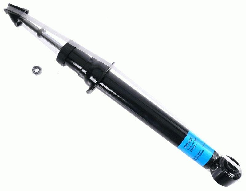 Bild von SACHS 310 046 Stoßdämpfer Federbein, Stossdämpfer Gasdruck Zweirohr Teleskop-Stoßdämpfer unten Auge, oben Stift MITSUBISHI: GALANT 6