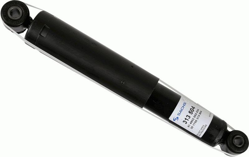 Bild von SACHS 313 504 Stoßdämpfer Federbein, Stossdämpfer Gasdruck Zweirohr Teleskop-Stoßdämpfer oben Auge, unten Auge FORD: Transit Mk6 Caja / Chasis