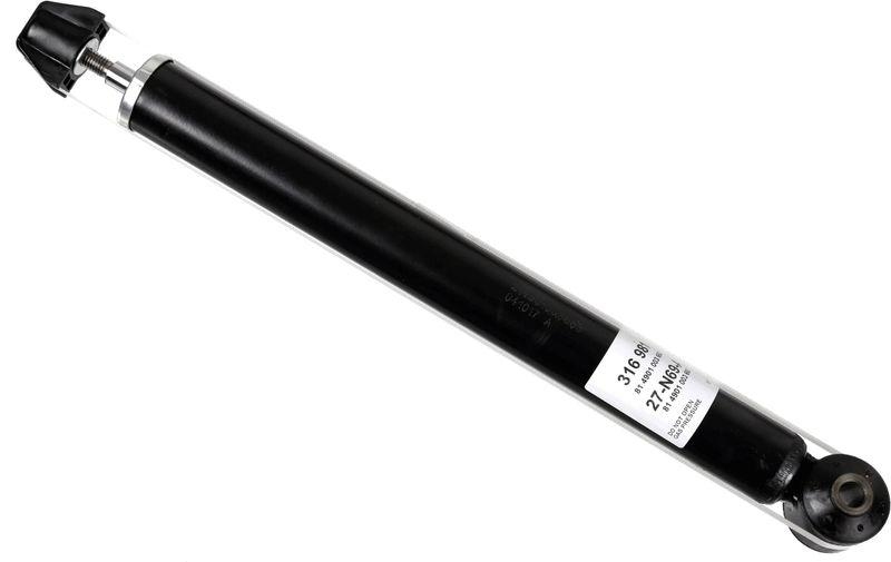 Bild von SACHS 316 981 Stoßdämpfer Federbein, Stossdämpfer Gasdruck Zweirohr Teleskop-Stoßdämpfer oben Stift, unten Auge OPEL: Adam