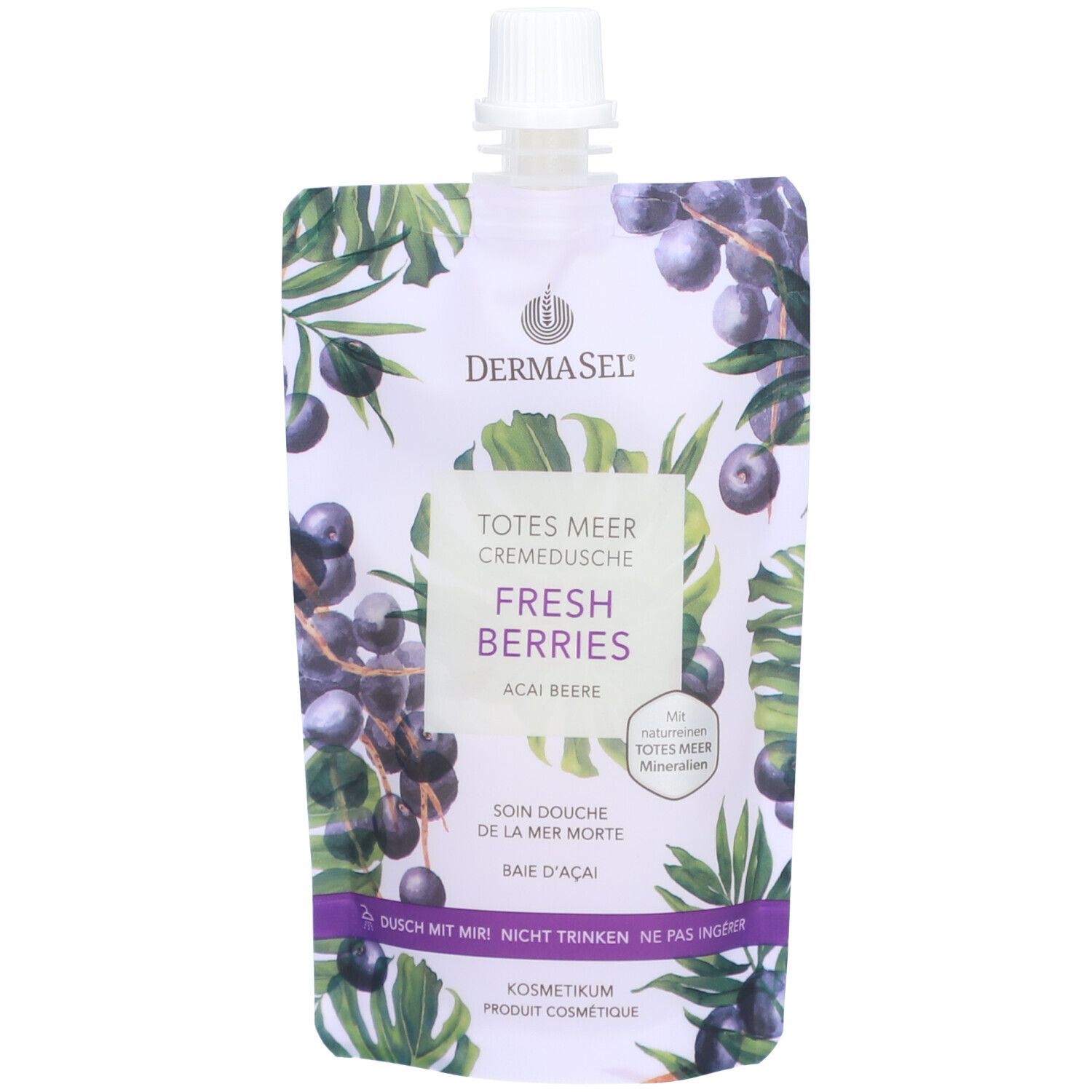 Bild von DERMASEL Totes Meer Cremedusche Fresh Berries 100 ml