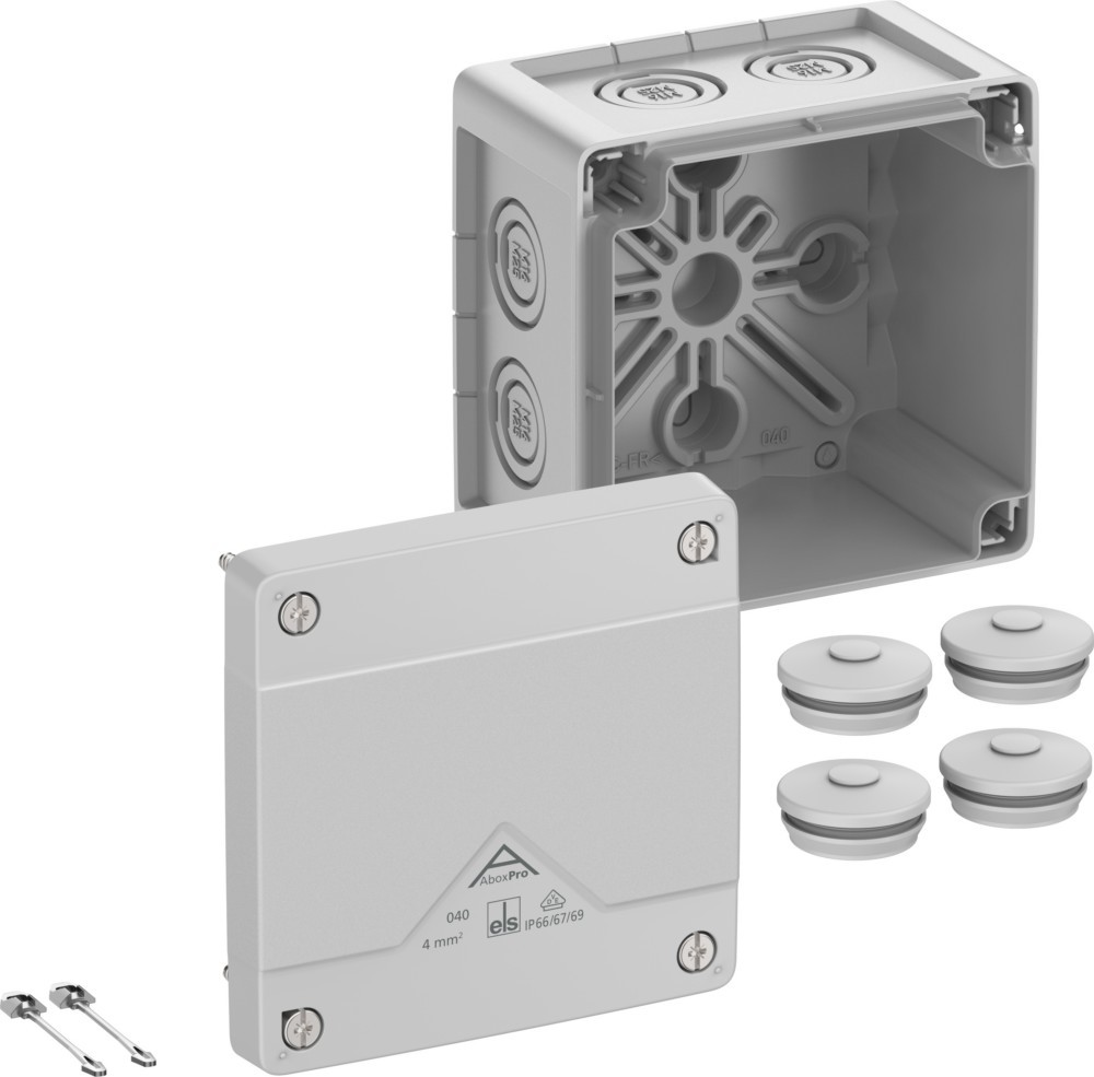 Bild von SPELSBERG Verbindungsdosenklemme SPELSBERG Abzweigkasten 102x102mm Kst gr IK09 hfr IP66/IP67/IP69