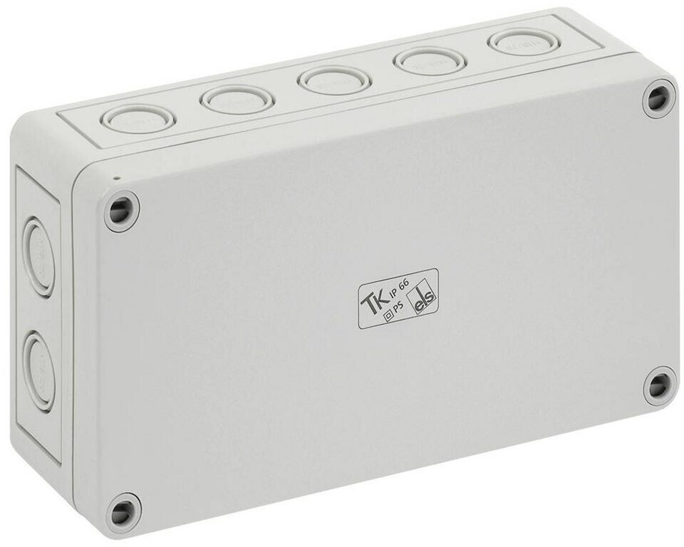 Bild von Spelsberg 2196410 10541001 TK PS 1809-6-m Installations-Gehaeuse 180 x 94 x 57 Polystyrol (EPS) Lichtgrau (RAL 7035), (L x B x H) 180 x 94 x 57 mm