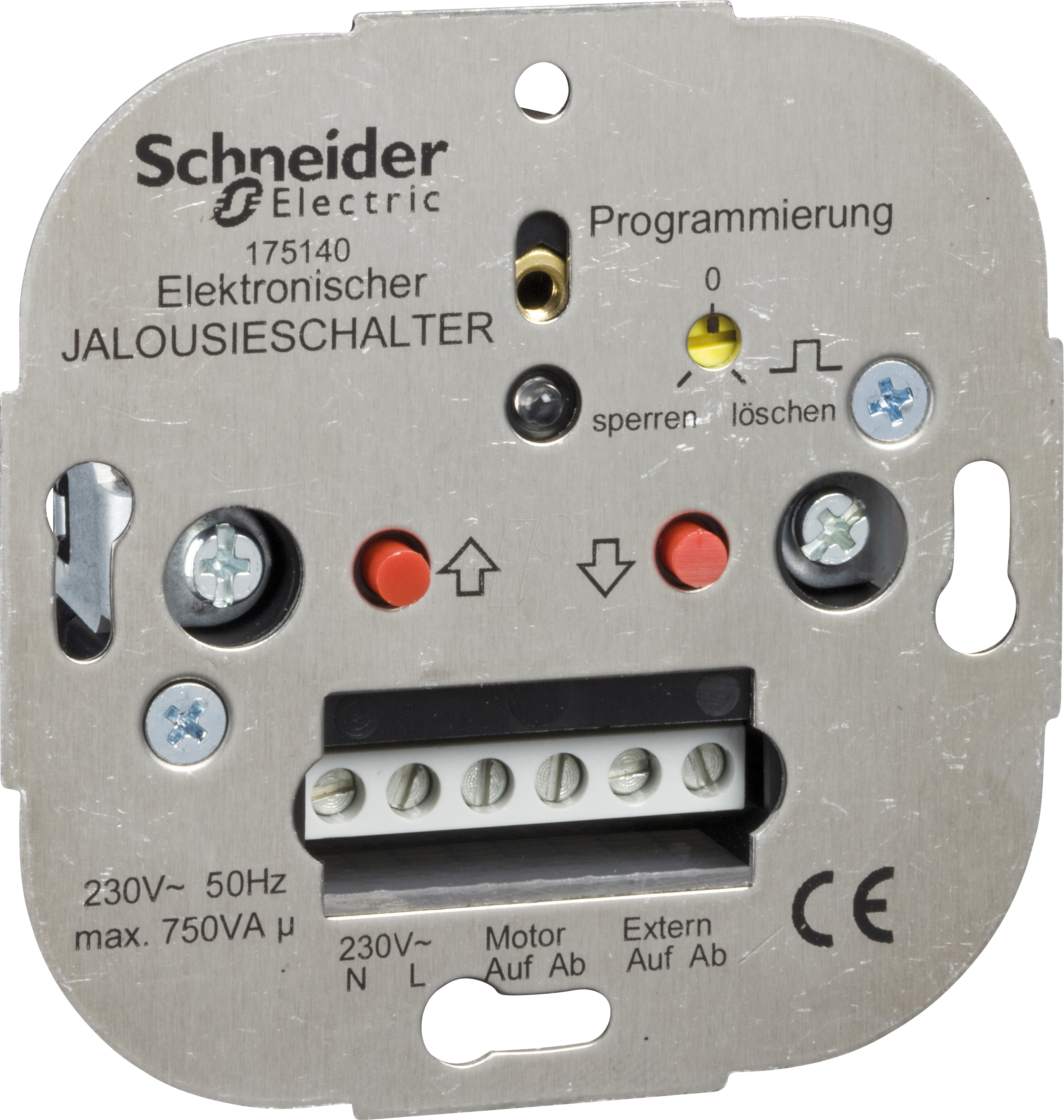 Bild von Schneider Electric Elektronischer Rollladenschalter 175140, Taster + Schalter
