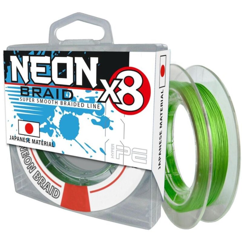 Bild von JENZI Neon 8x-Braid 0,18mm 9,8kg 150m Chartreuse (0,10 € pro 1 m)