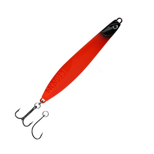 Bild von Jenzi Kunstköder Jenzi Meerforellen-Blinker Björn UV Rot Schwarz, (1-St)
