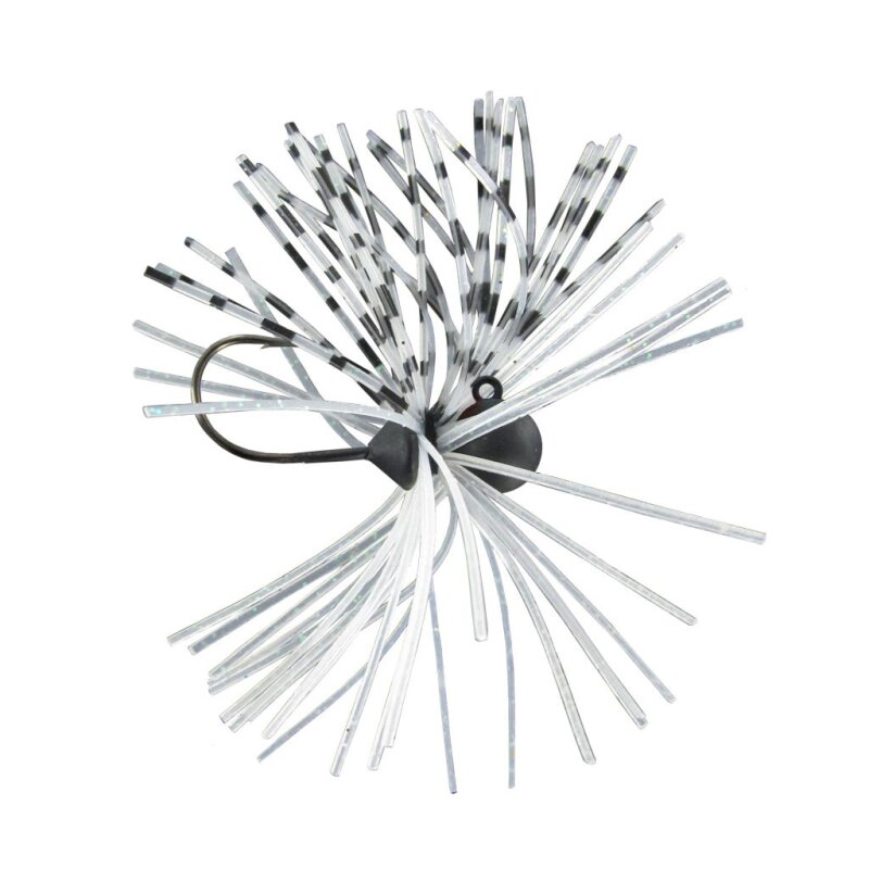 Bild von JENZI Micro Skirted Jighead 5g White + Black
