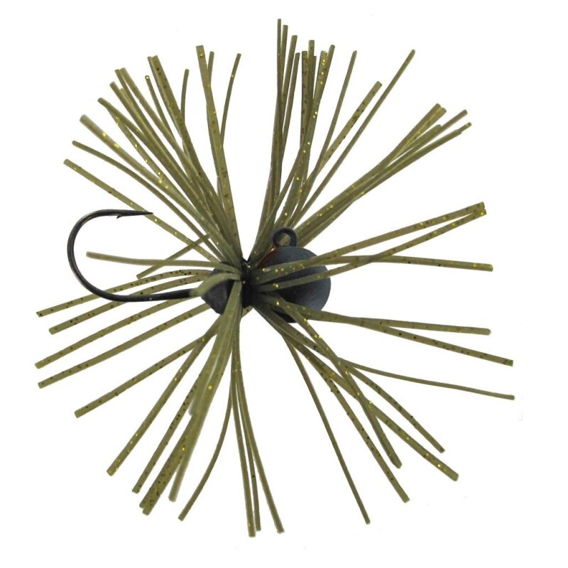 Bild von JENZI Micro Skirted Jighead 5g Camo-Green