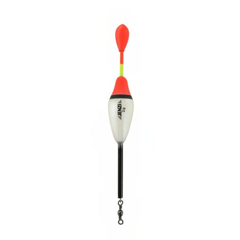 Bild von JENZI Forellen-Laufpose mit Wirbel und Sichtpilot 12cm 2g