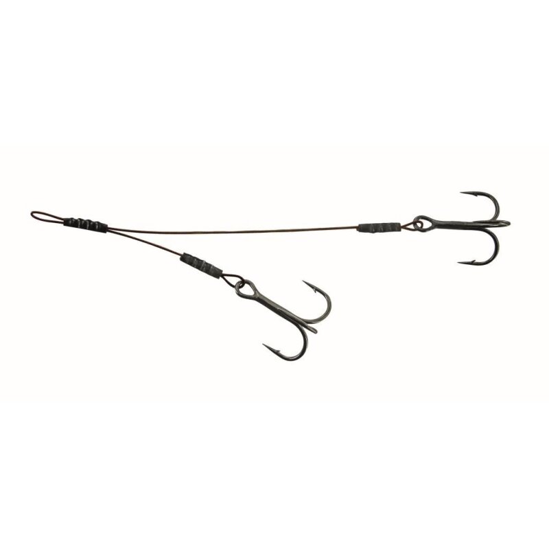 Bild von JENZI Doppel Stinger Rig Lang 7x7 Gr.2 14cm 7,5cm 15kg Braun