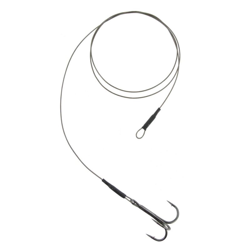 Bild von JENZI Treble-Hook Float Rig 7x7 Gr.6 60cm 12kg Schwarz