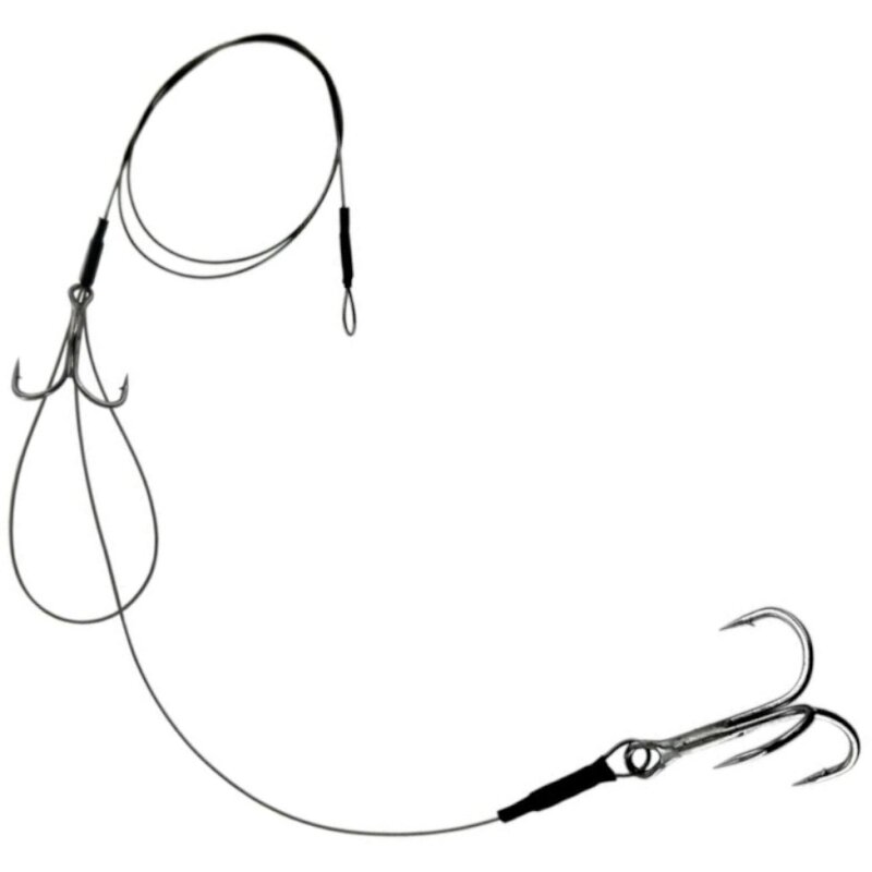 Bild von JENZI Flexible Long Cast Rig 7x7 Gr.2 60cm 12kg Nickel