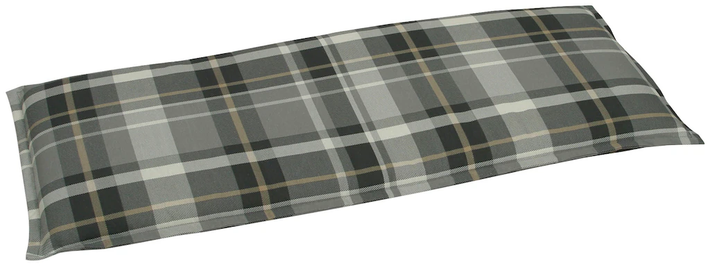 Bild von GO-DE Bankauflage 115 x 45 cm grau kariert