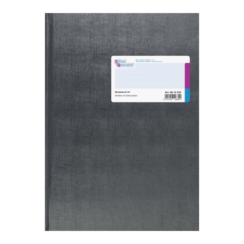 Bild von K+E Monatsbuch mit Deckenband A4 – König & Ebhardt 8610332