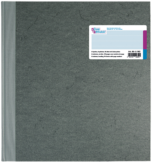 Bild von König & Ebhardt, Heft + Block, K™NIG & EBHARDT Spaltenbuch 277 x 297 mm, 8 Spalten