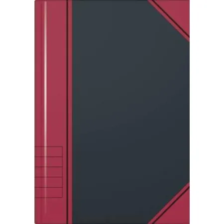 Bild von 10 x K+E Notizbuch A7 liniert 96 Blatt 60g/qm Karton kaschiert schwarz