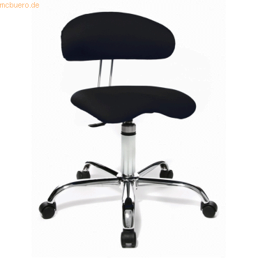 Bild von TOPSTAR Arbeitshocker Drehhocker SITNESS 40 Stoff ohne Armlehnen, drehbar