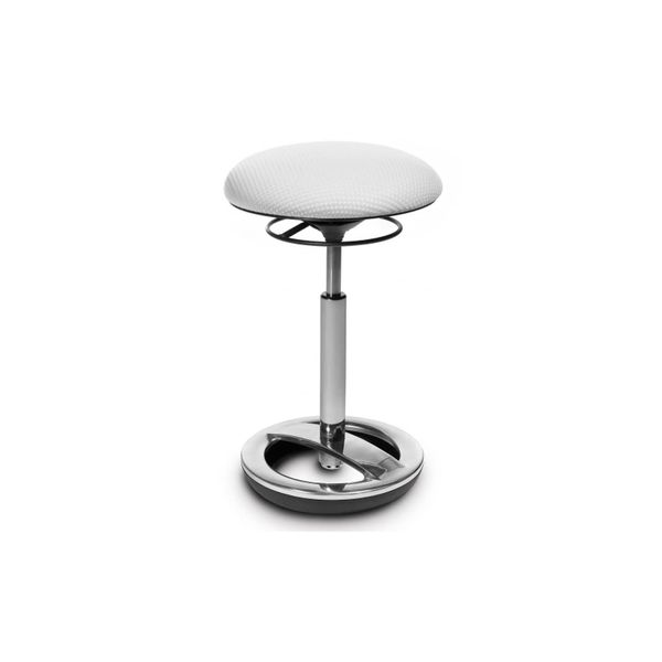 Bild von Topstar Bürohocker Sitness High Bob Alu poliert weiß, 36.5 x 36.5 x 70 cm