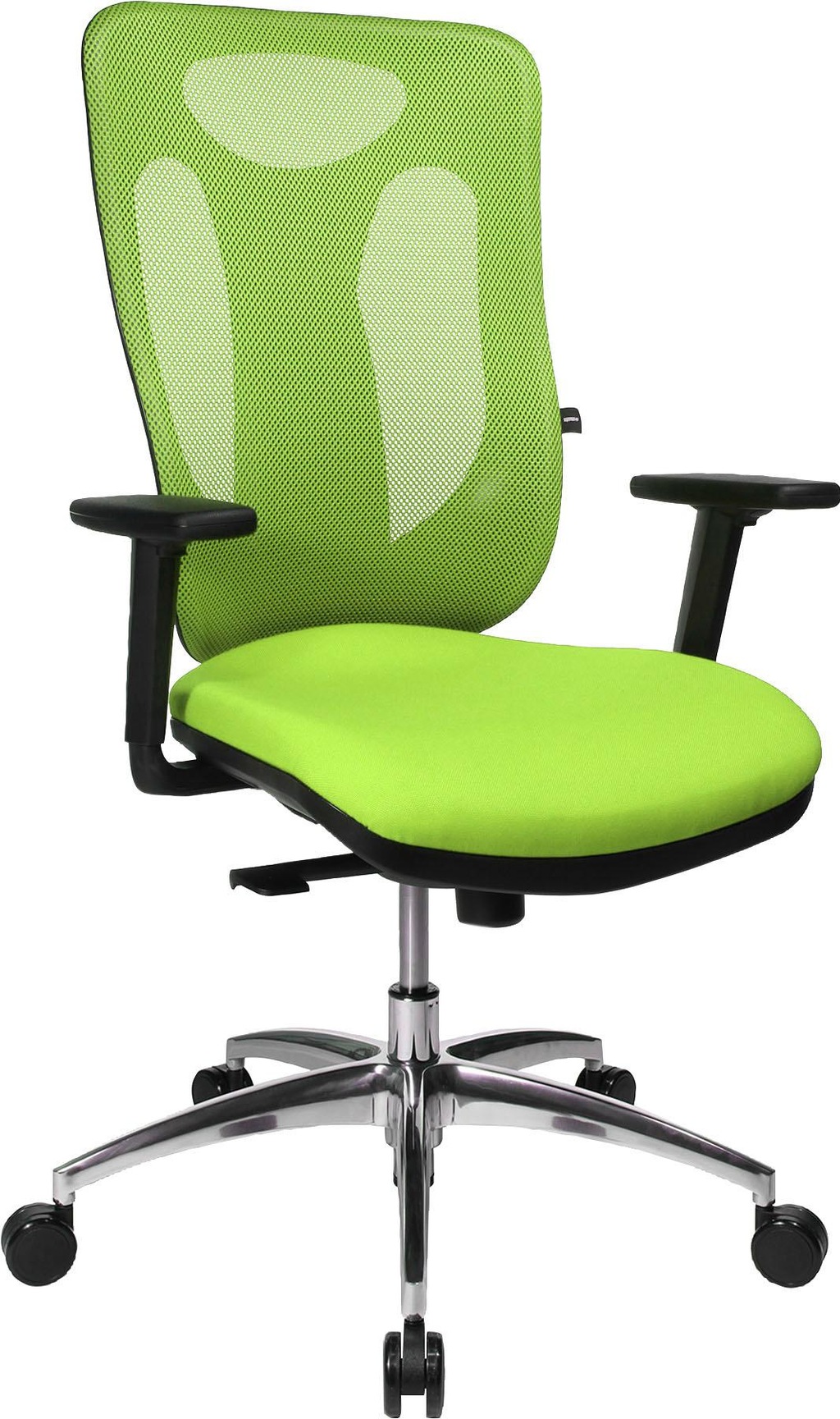 Bild von TOPSTAR Sitness Net Pro 100, ergonomischer Bürostuhl, Schreibtischstuhl, Punktsynchronmechanik, inkl. höhenverstellbaren Armlehnen, Stoff, apfelgrün