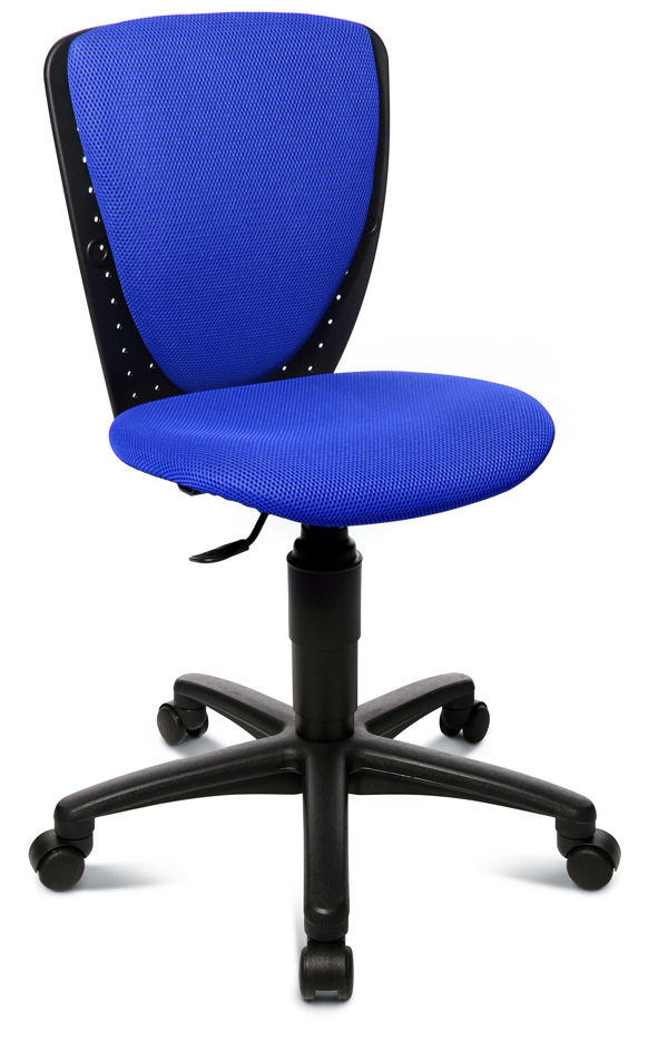 Bild von Topstar Kinder-Drehstuhl HIGH S'COOL, Stoff: blau High-Tec 3D-Netzstoff - strapazierfähig / schmutzabweisend (70570 BB60)