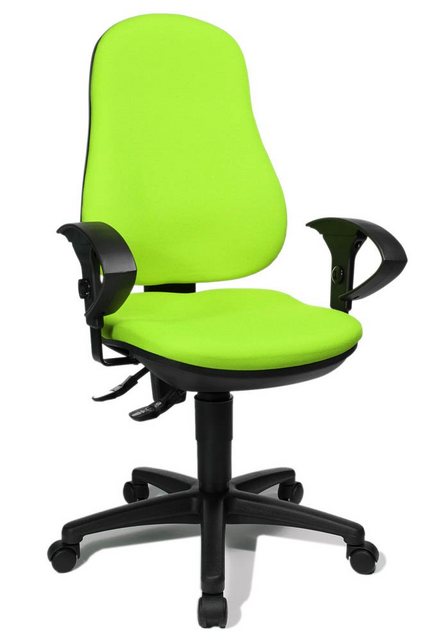 Bild von Topstar Bürostuhl Point 70, 8170UG05 Stoff grün, Gestell schwarz