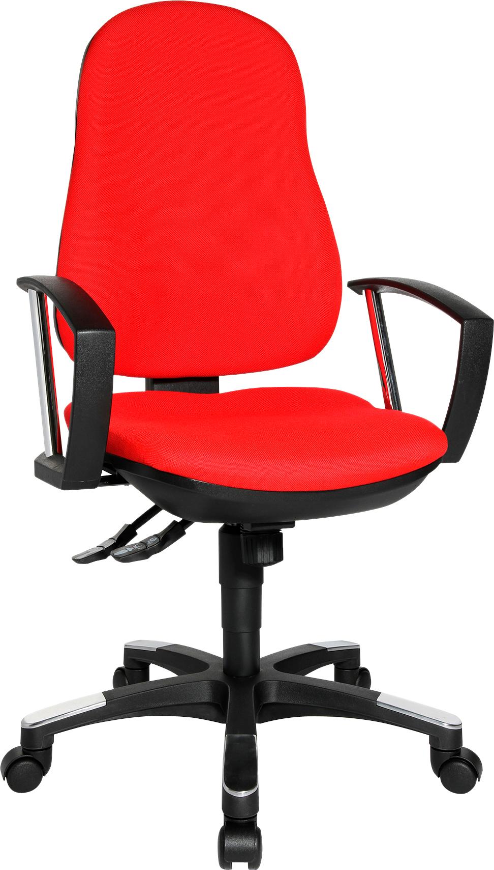 Bild von Topstar Bürostuhl Trend SY 10 inkl. Armlehnen rot