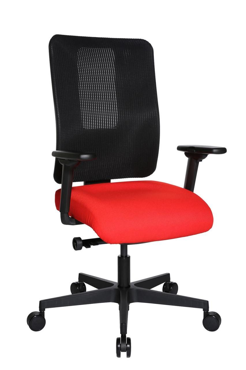Bild von TOPSTAR Bürostuhl 1 Stuhl OX300 Bürostuhl Sitness Open X (N) Deluxe - rot/schwarz