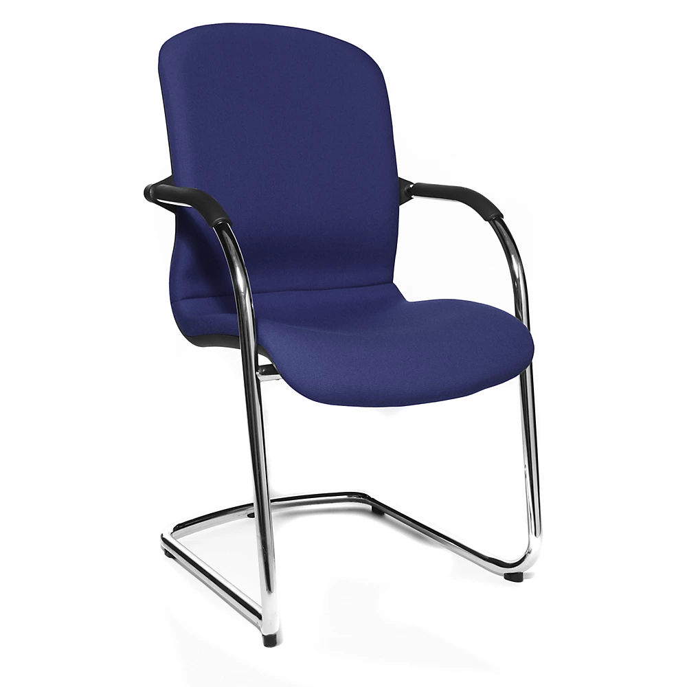 Bild von 2 Topstar Besucherstühle Open Chair 110 OC690 T38 royalblau Stoff