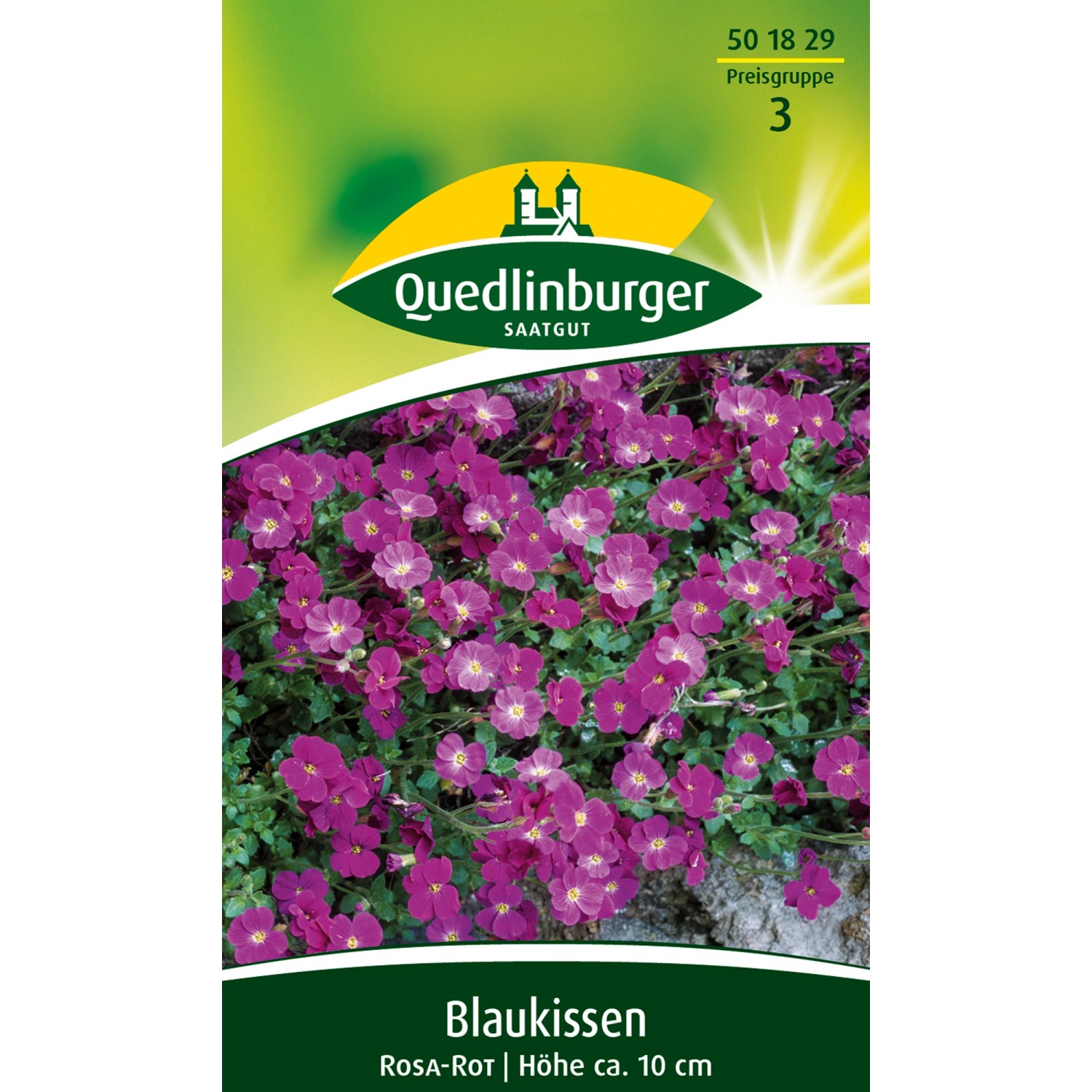 Bild von Quedlinburger Blaukissen ''Rosa-rot''